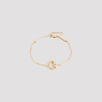 Lanvin Heart Shape Pendant Bracelet