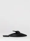 Lanvin Knotted Pointed-toe Flat Mules In Multi