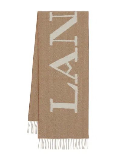 LANVIN HERRINGBONE SCARF