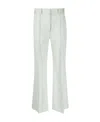 Lanvin High-rise Straight-leg Trousers In White