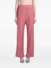 Lanvin Pants In Rose-pink Polyester In Pink