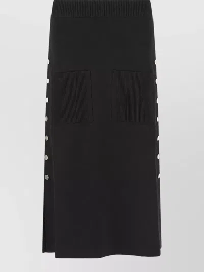 Lanvin High-rise Skirt In Black