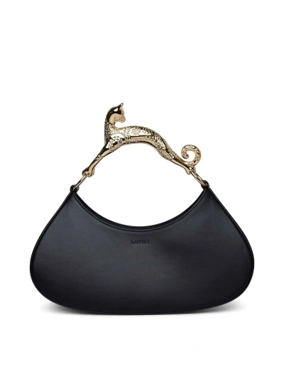 Lanvin Hobo Bag Cat In Black