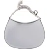 Lanvin Hobo Cat Bag In Silver