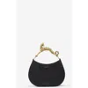 Lanvin Hobo Cat Leather Bag In Black