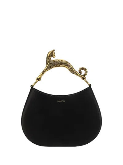 Lanvin Hobo Handbag In Black