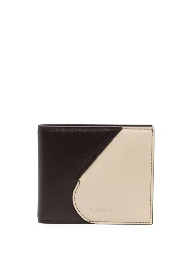 Lanvin Hobo Tie Logo Bifold Wallet In Multi