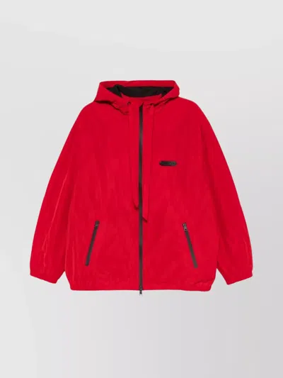 Lanvin Hooded Blazer Elasticated Cuffs