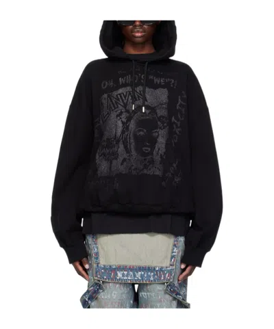 Lanvin Hoodie In Black
