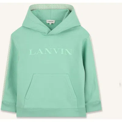 Lanvin Kids'  Hoodie In Green