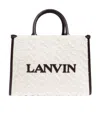 Lanvin Inout Cotton Tote Bag In White