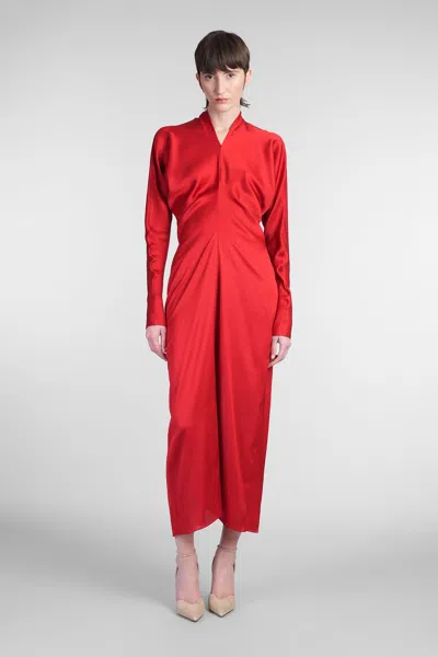 Lanvin In Red Silk