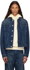Lanvin Jacket With Patch In 23 Medium Blue