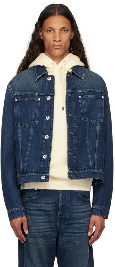 LANVIN INDIGO CLASSIC DENIM JACKET