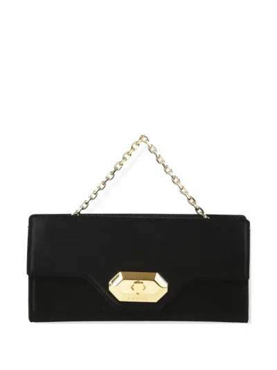Lanvin Invitation Chain-strap Tote Bag In Black