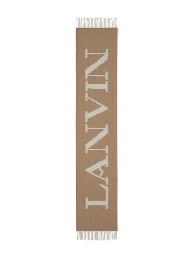 LANVIN LANVIN SCARF CURB LOGO 35 X200