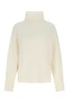 Lanvin Turtleneck Sweater In Off White
