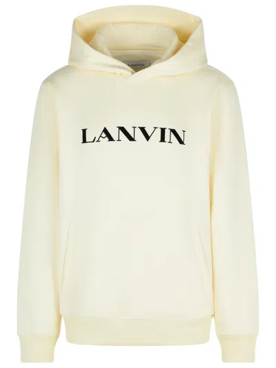 LANVIN LANVIN IVORY COTTON SWEATSHIRT