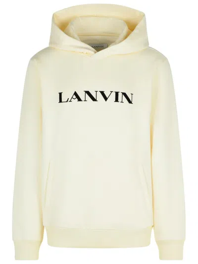 LANVIN LANVIN IVORY COTTON SWEATSHIRT