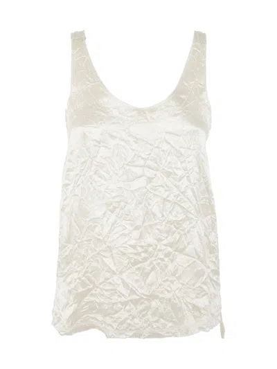 LANVIN LANVIN IVORY VISCOSE TOP