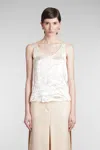 Lanvin Ivory Viscose Top In Neutral