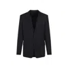 Lanvin Navy Blue Single Breasted Tailored Virgin Wool Jacket