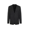 Lanvin Navy Blue Single Breasted Tailored Virgin Wool Jacket
