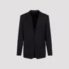 Lanvin Navy Blue Single Breasted Tailored Virgin Wool Jacket