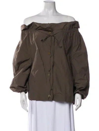 Pre-owned Lanvin Jacket In Green