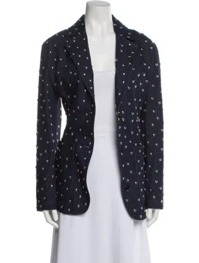 Pre-owned Lanvin Jacket W/ Tags In Blue