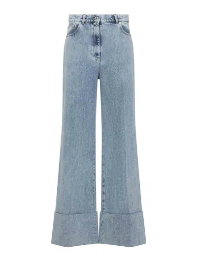 LANVIN JEANS BOOT-CUT - AZUL CLARO