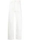 Lanvin Cotton Regular Jeans In White