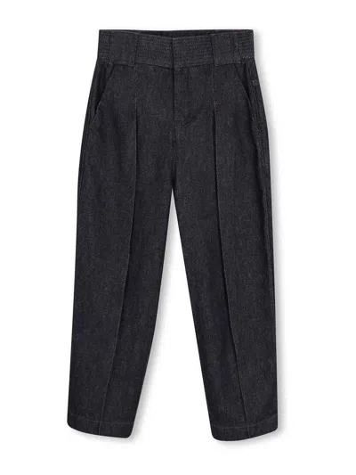Lanvin Jeans With Pleats In Blue