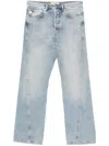 Lanvin Jeans With Stitching Detail In Blue