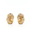 Lanvin Mélodie Crystal-embellished Earrings In Gold