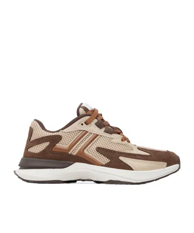 Lanvin Jla Mesh Sneakers In Brown