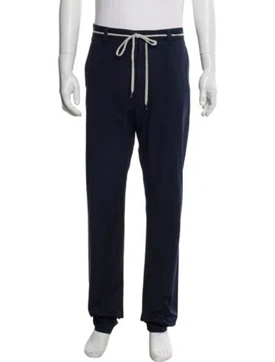 Pre-owned Lanvin Joggers In Blue