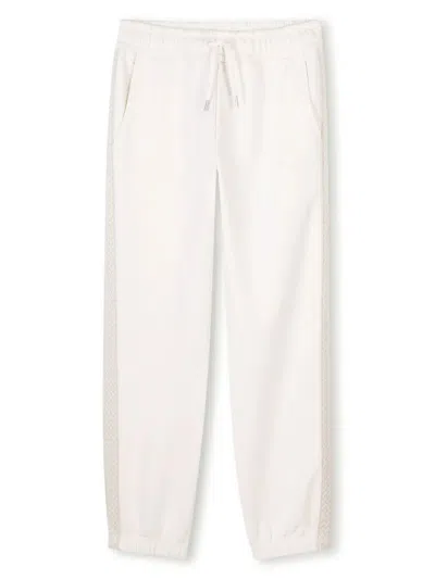 LANVIN JOGGING PANTS,N30199 ECRU