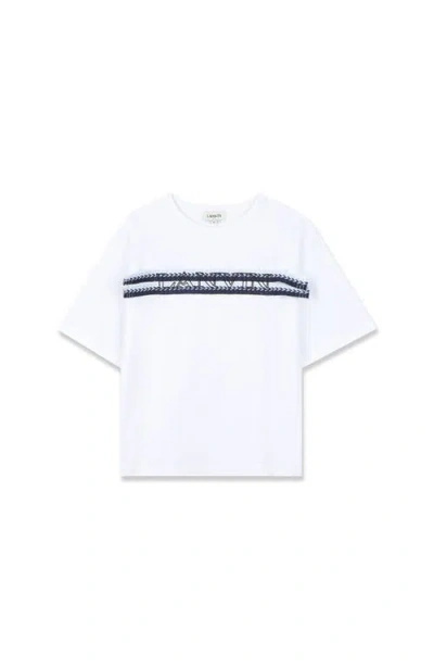 Lanvin Kids Curb T-shirt In White