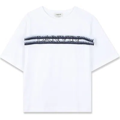 Lanvin Kids Curb T-shirt In White