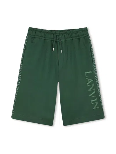 Lanvin Kids Shorts In Green
