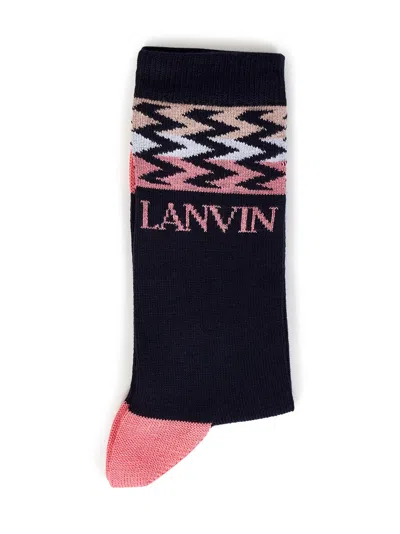 Lanvin Kids Socks In Black