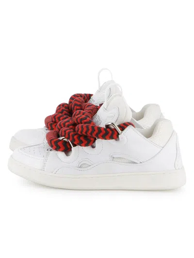 Lanvin Kids' Stylish Mini Tennis Sneakers In White