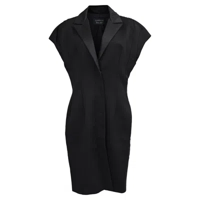 Lanvin Knee-length Dress In Black Wool
