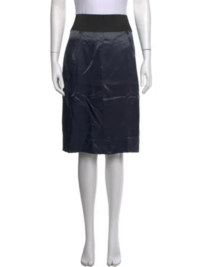 Pre-owned Lanvin Knee-length Skirt In Blue
