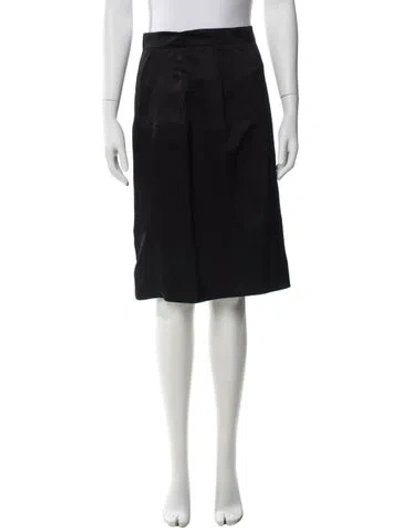 Pre-owned Lanvin Knee-length Skirt In Green