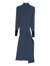 Lanvin Knit Dress In Blue