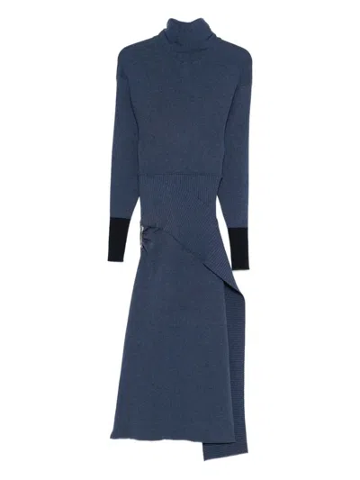 Lanvin Knit Dress In Blue