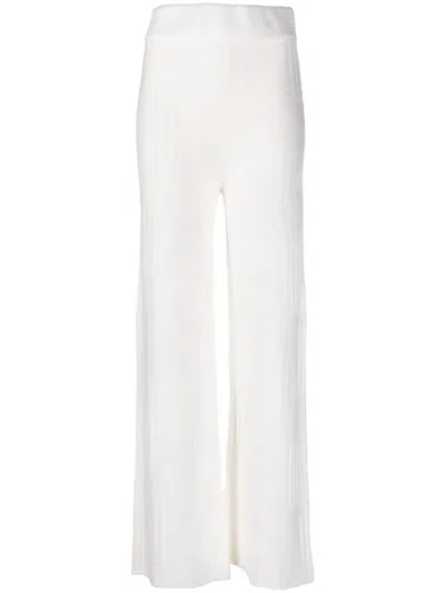 LANVIN KNITTED CASHMERE TROUSERS