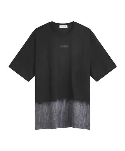 Lanvin Knitted T-shirt In Black
